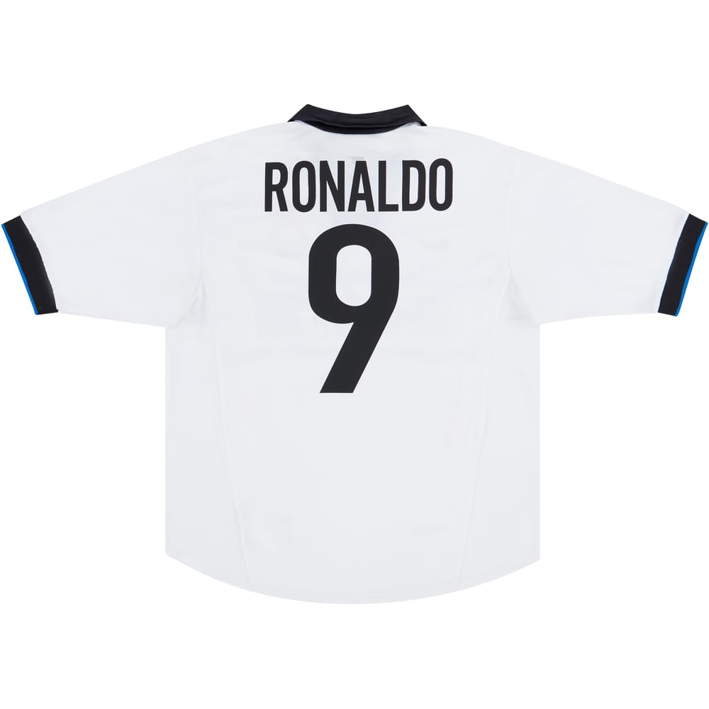 1998-99 Inter Milan Away Shirt Ronaldo #9 - 6/10 - (L)