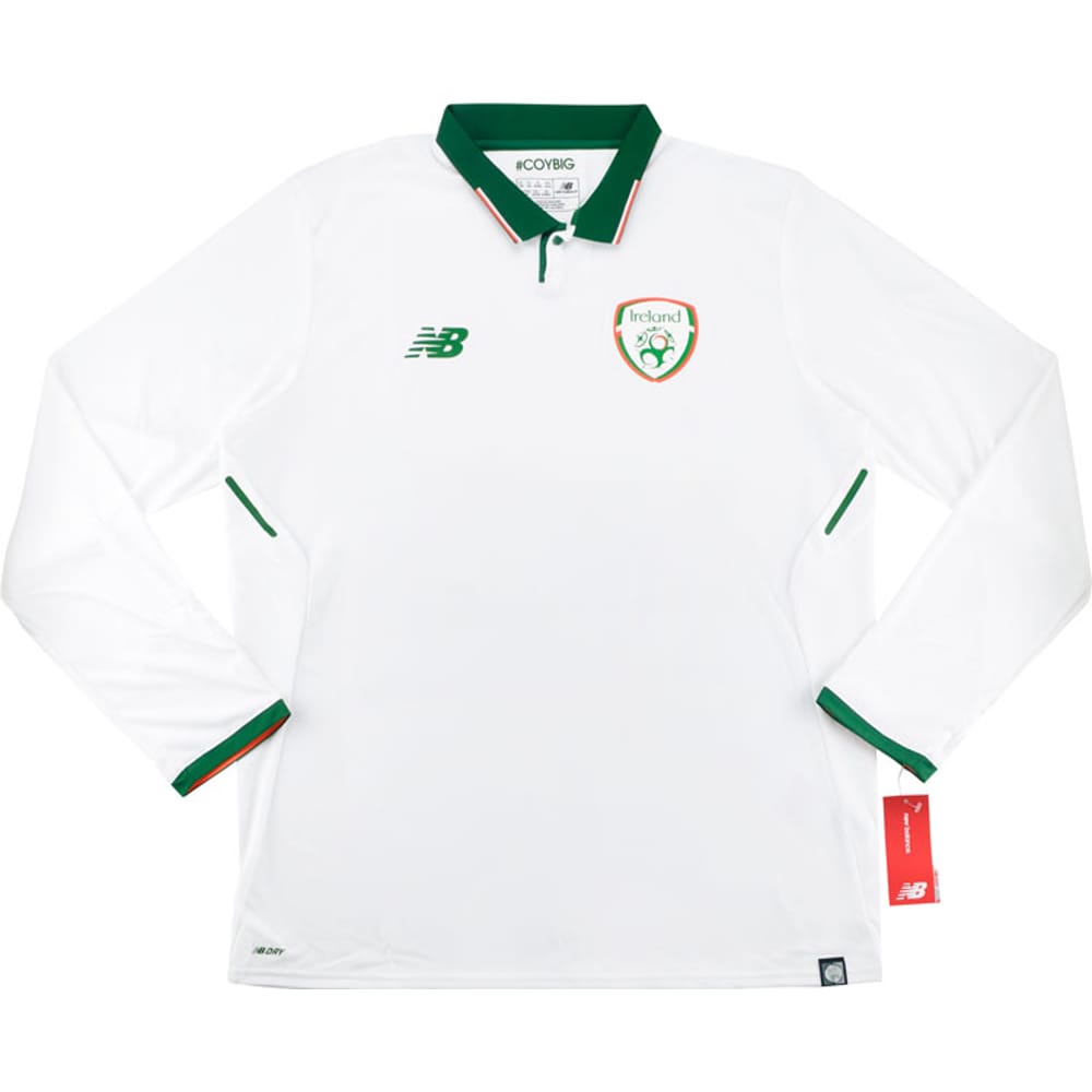 2017-18 Ireland Player Issue Away L/S Shirt