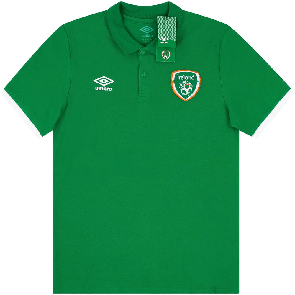 2020-21 Ireland Umbro Travel Polo T-Shirt - NEW