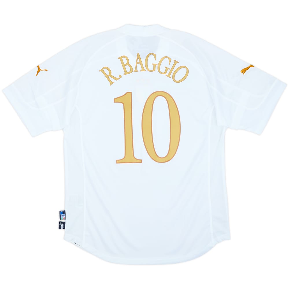 2004-06 Italy Away Shirt R. Baggio #10