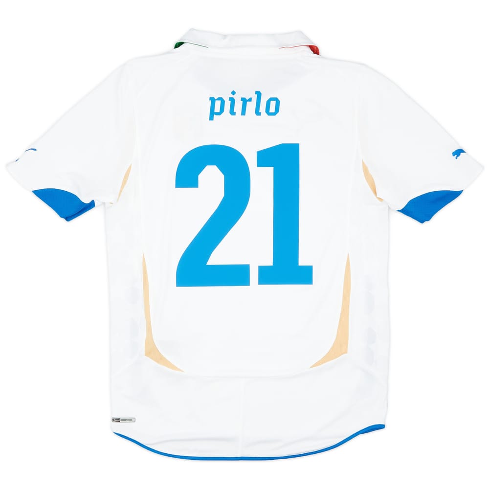 2010-12 Italy Away Shirt Pirlo #21 - 8/10 - (S)