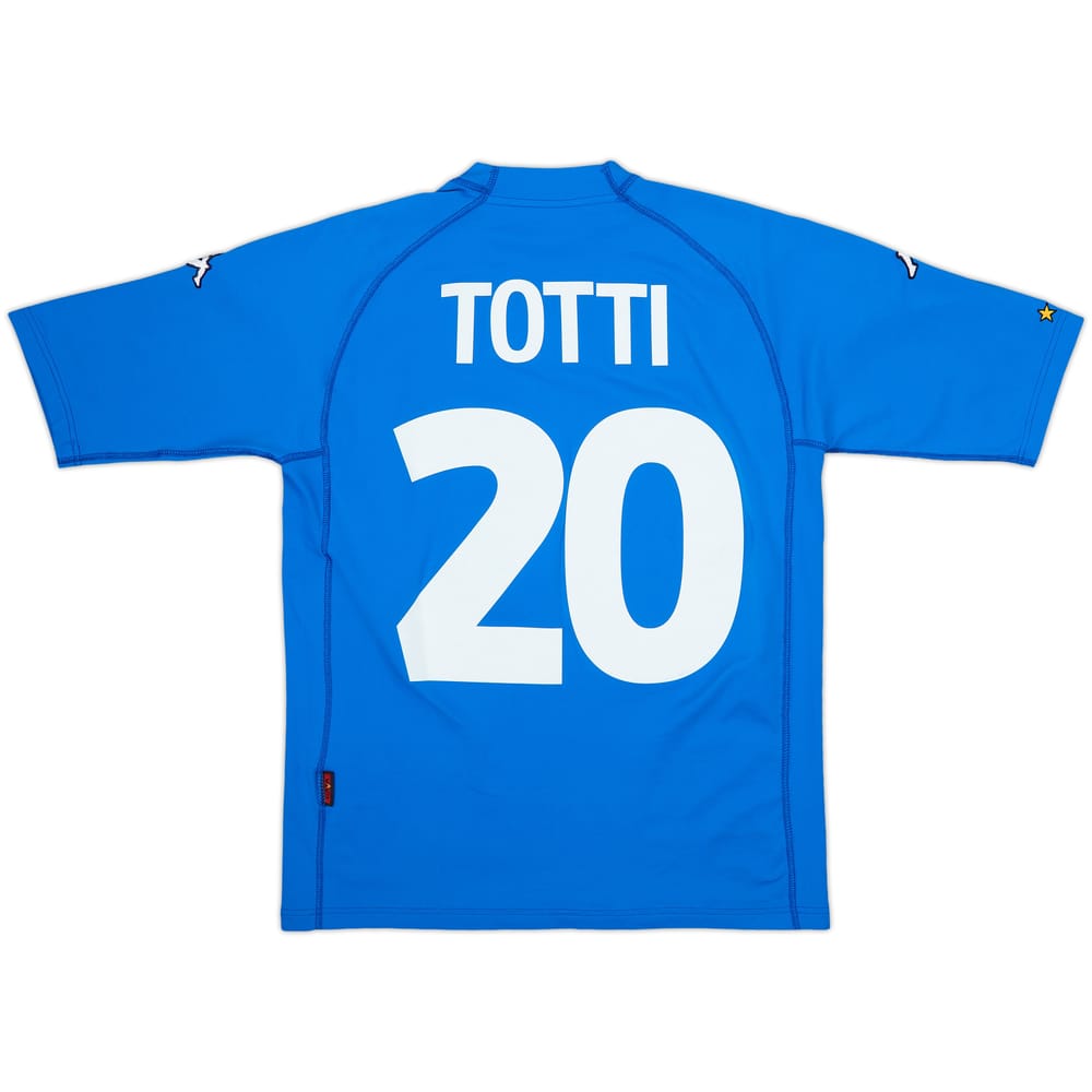 2000-01 Italy Home Shirt Totti #20