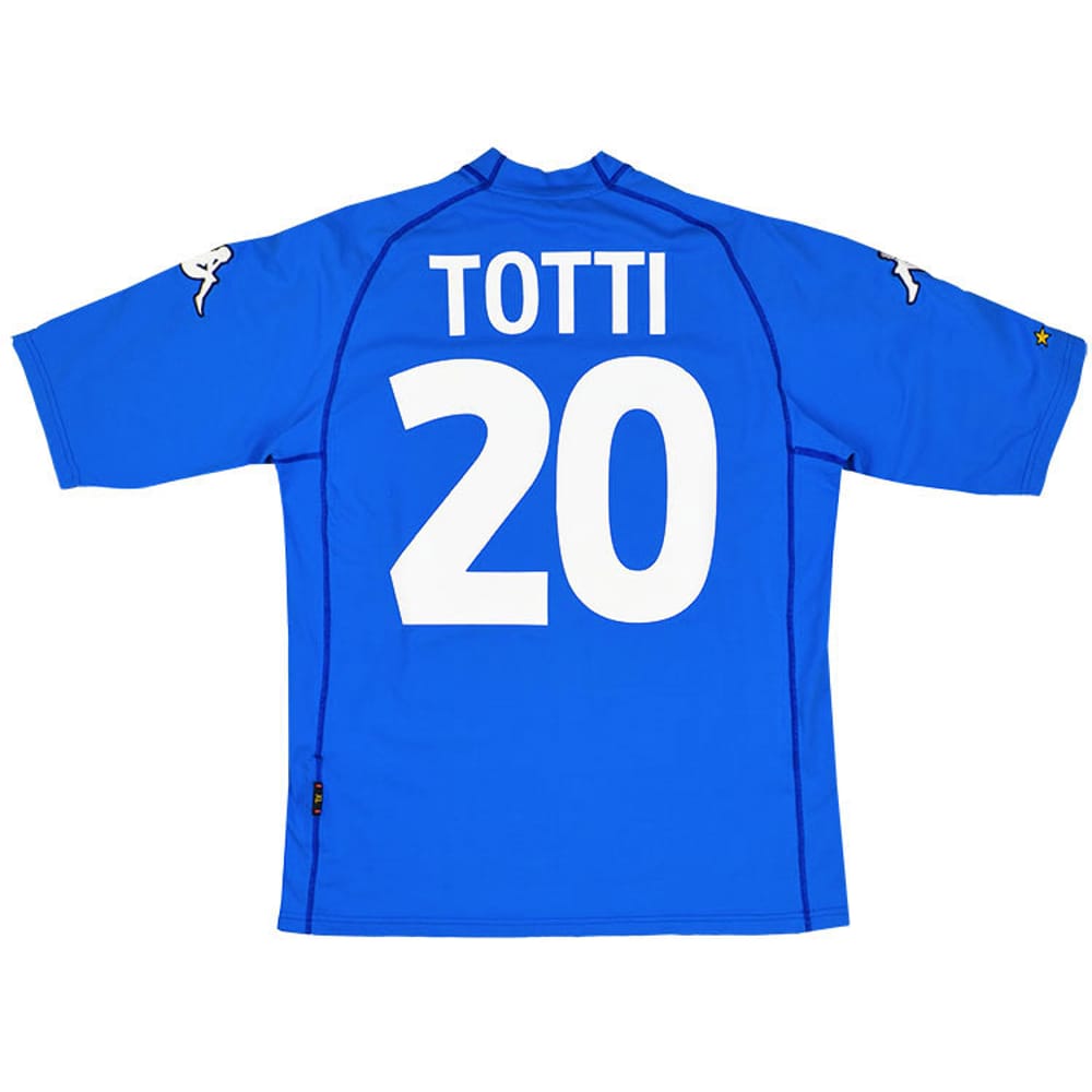 2000-01 Italy Home Shirt Totti #20 (Excellent) L