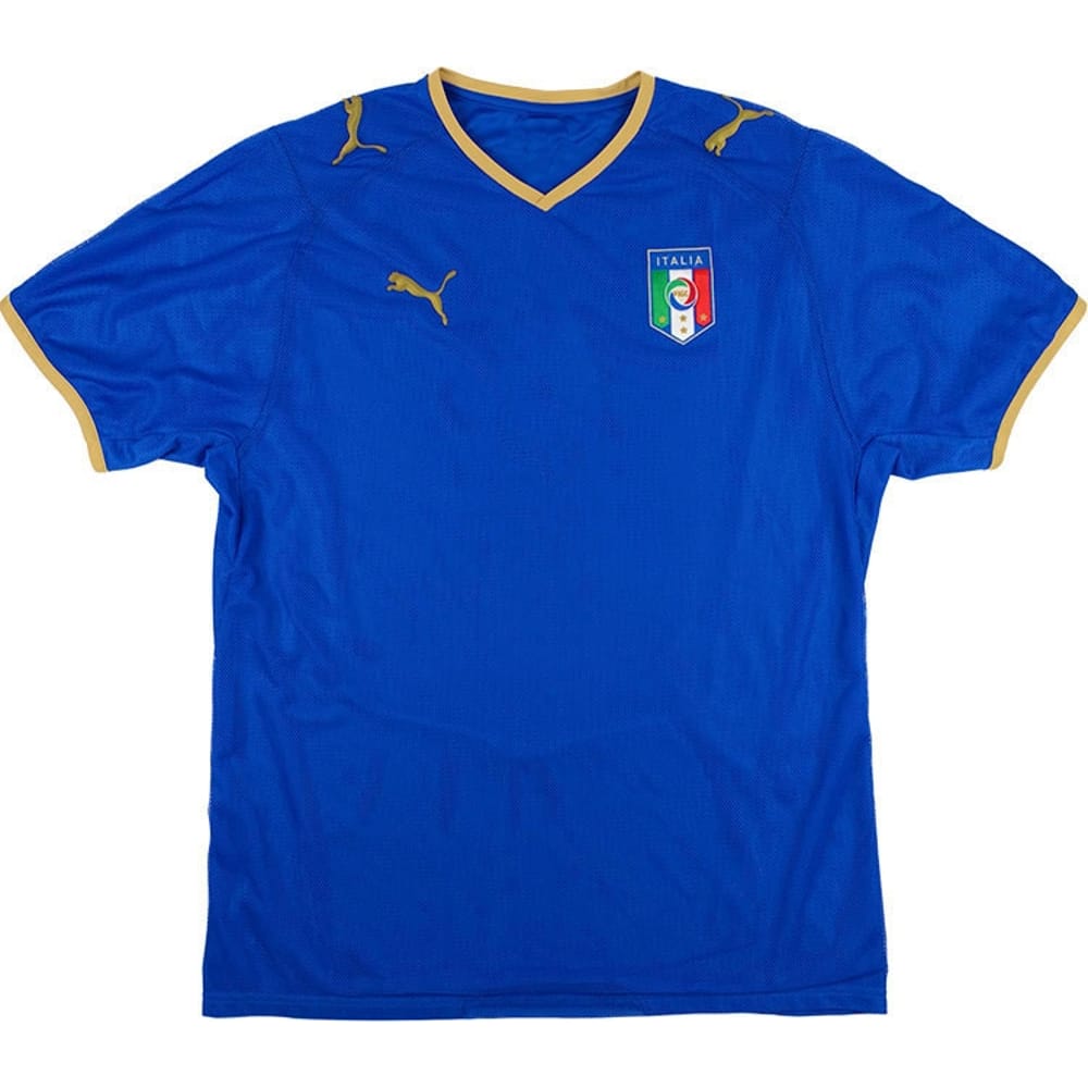 2007-08 Italy Home Shirt - 8/10 - (XL)