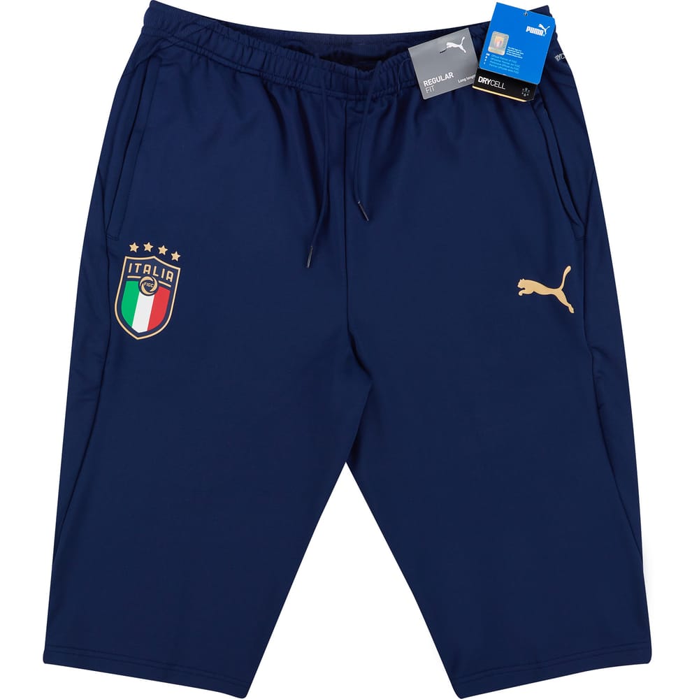 2020-21 Italy Puma 3/4 Training Pants - NEW - (S)