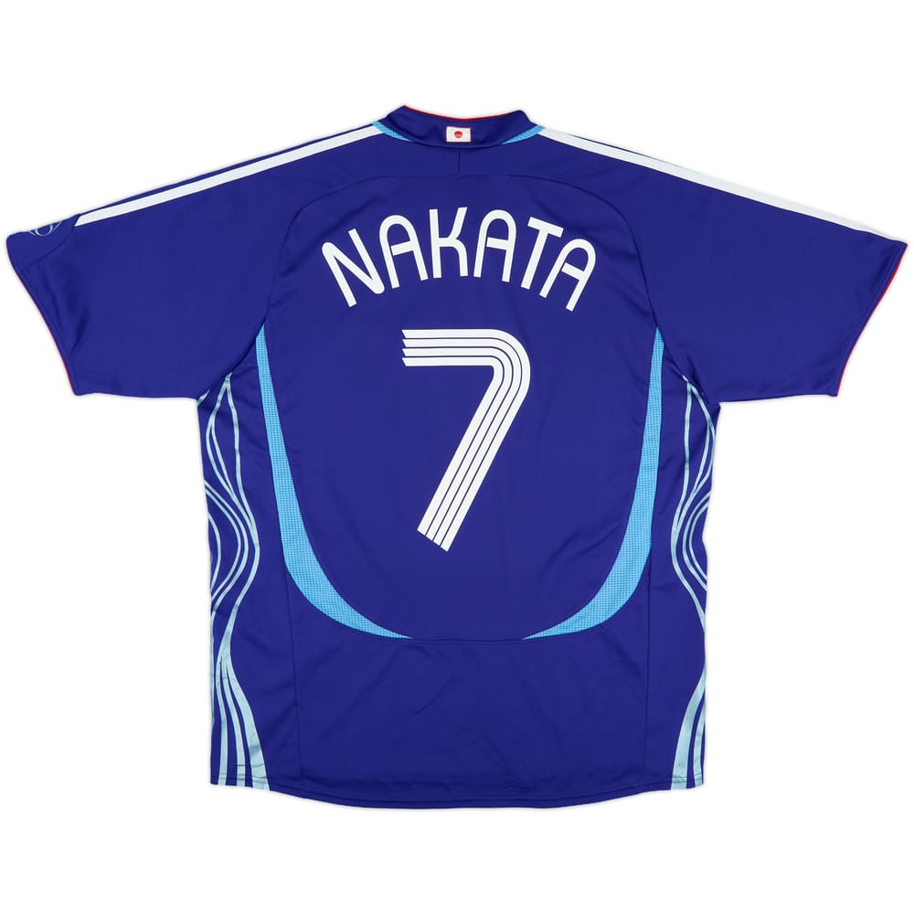 2006-08 Japan Home Shirt Nakata #7 - 8/10 - (S)