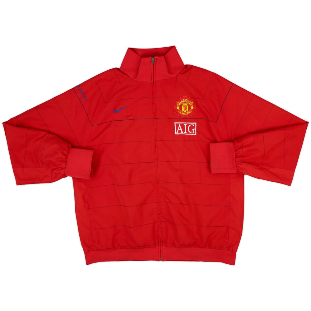 2008-09 Manchester United Nike Track Jacket - 8/10 - (XL)