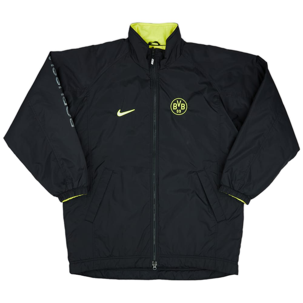 1997-98 Borussia Dortmund Nike Reversible Padded Bench Coat - 7/10 - (XL)