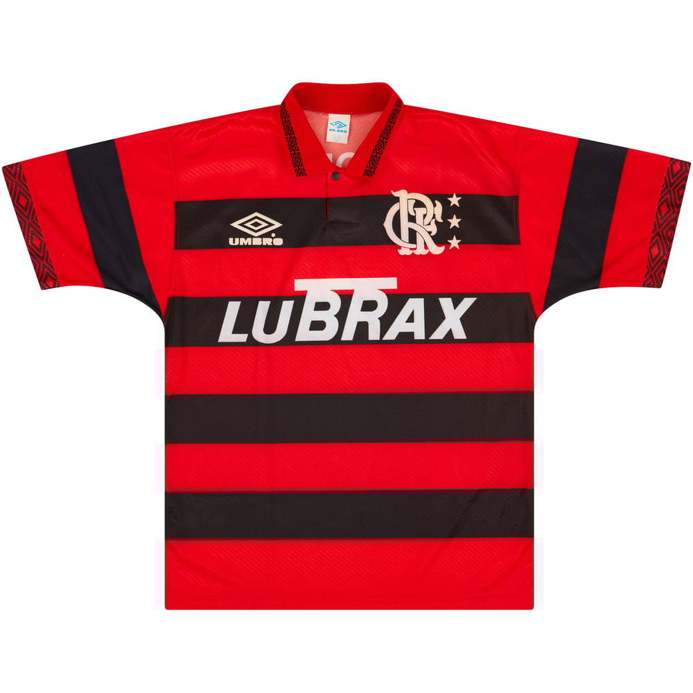 1994-95 Flamengo Centenary Home Shirt #7 - 8/10 - (L)