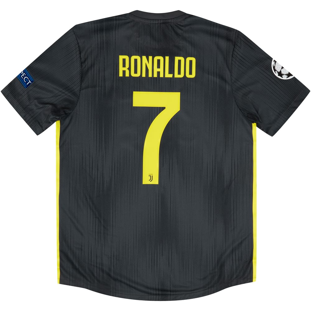 2018-19 Juventus Player Issue European Third Shirt Ronaldo #7 M