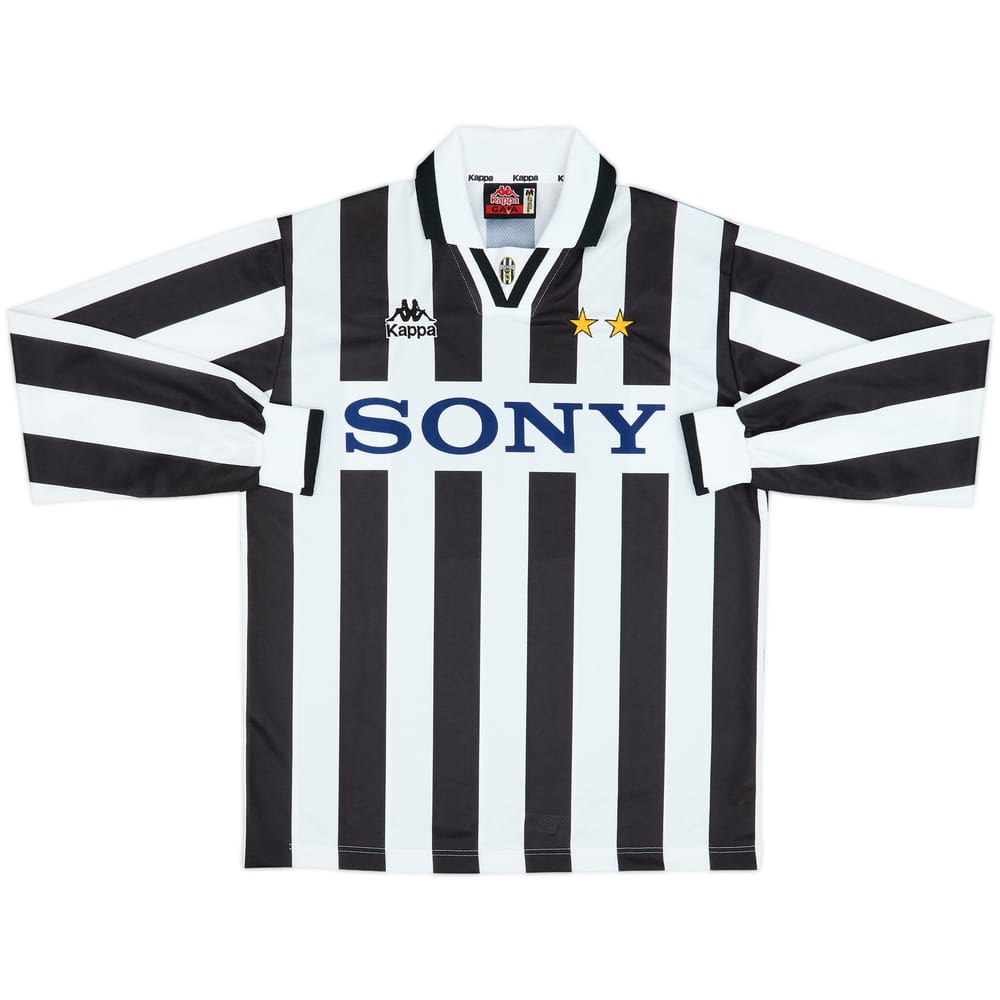 1995-97 Juventus Home L/S Shirt - 8/10 - (M)