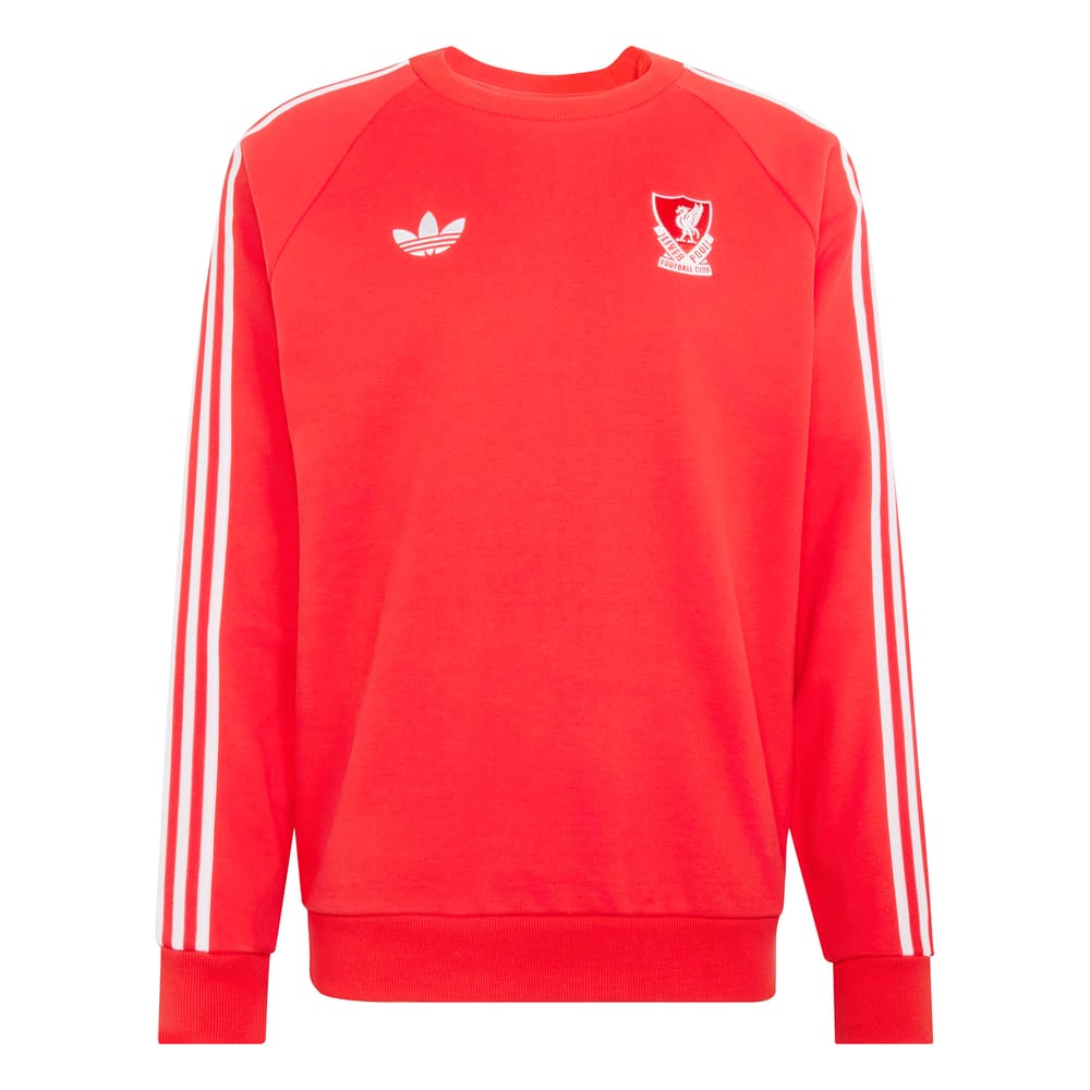 2025-26 Liverpool adidas Originals Crew Sweat Top