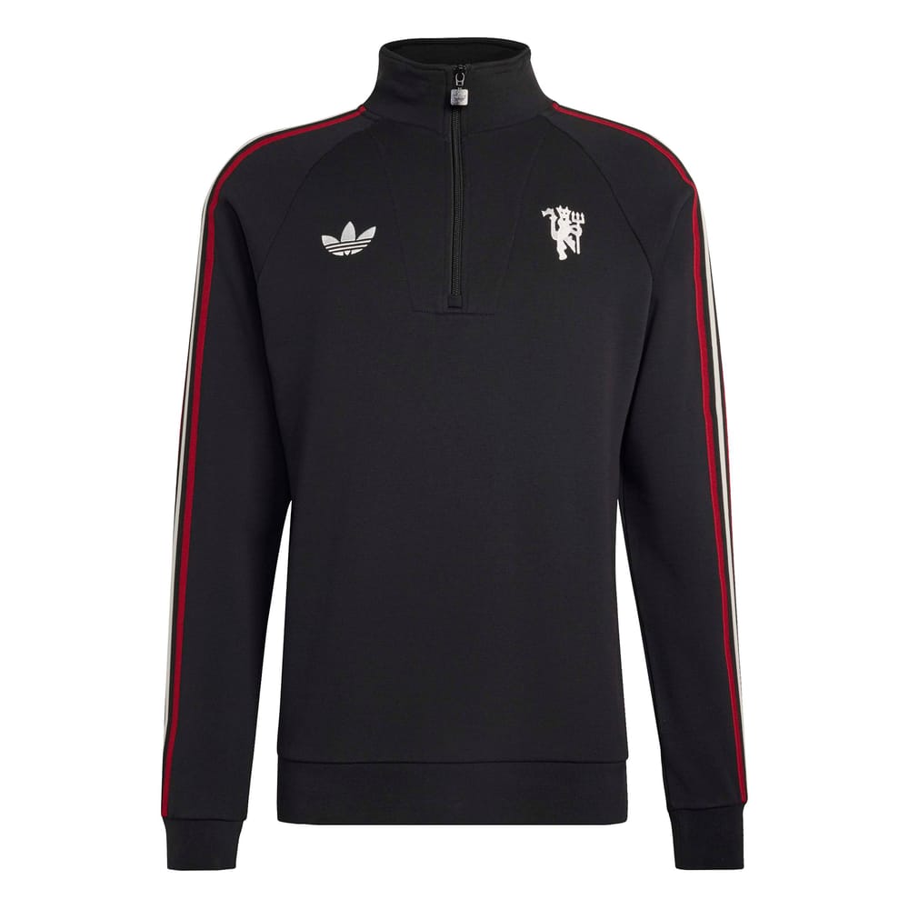 2025-26 Manchester United adidas Originals 1/4 Zip Top