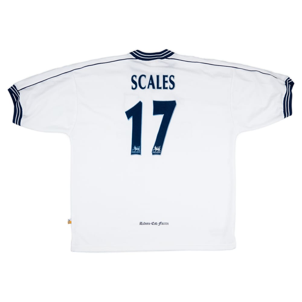1997-99 Tottenham Home Shirt Scales #17 - 8/10 - (XXL)