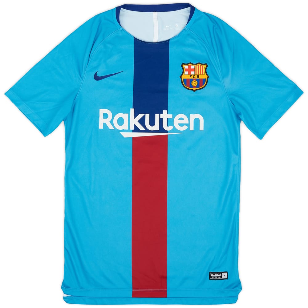 2018-19 Barcelona Nike Training Shirt - 8/10 - (S)