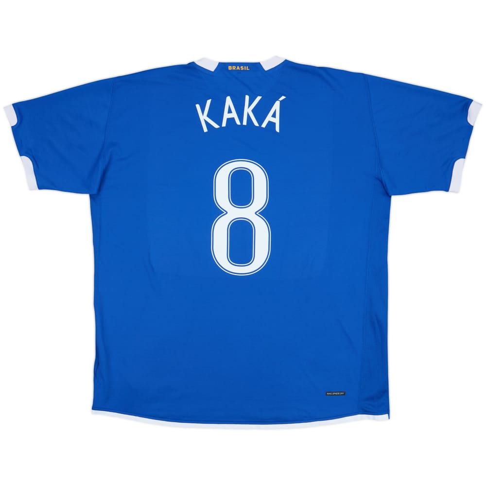 2006-07 Brazil Away Shirt Kaka #8 - 8/10 - (XXL)