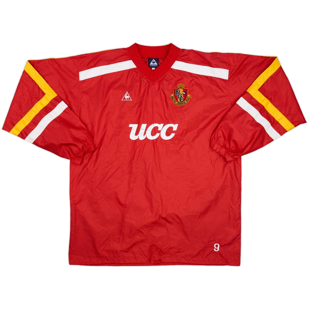 1999 Nagoya Grampus Eight Le Coq Sportif Player Issue Drill Top #9 - 7/10 - (L/XL)