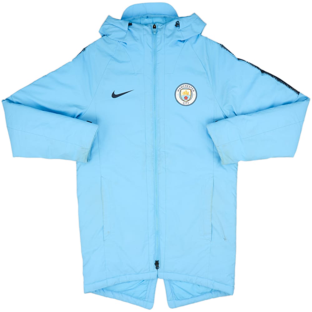 2018-19 Manchester City Nike Padded Bench Coat - 5/10 - (S)
