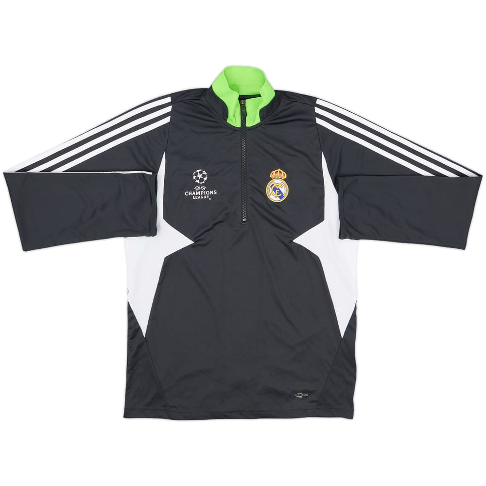 2007-08 Real Madrid adidas CL 1/4 Zip Drill Top - 7/10 - (S)