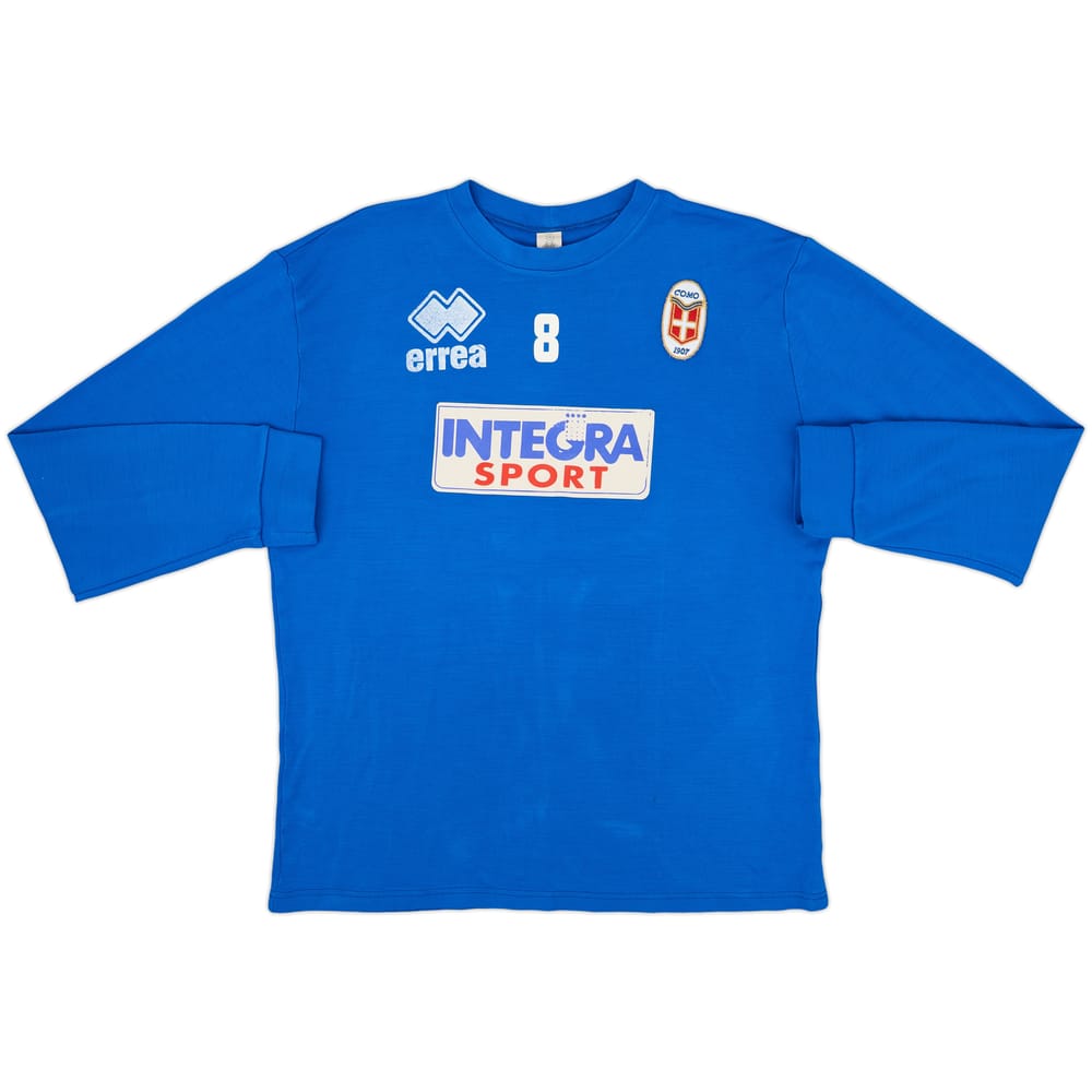 2003-04 Como Player Issue Errea Sweat Top #8 - 5/10 - (XL)