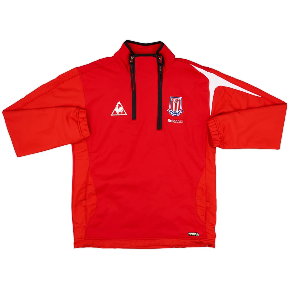 2007-08 Stoke City Le Coq Sportif 1/4 Zip Drill Top - 8/10 - (M)