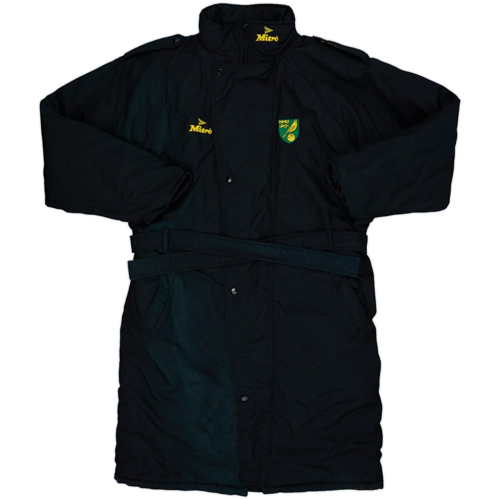 1994-96 Norwich Mitre Padded Bench Coat - 6/10 - (XL)