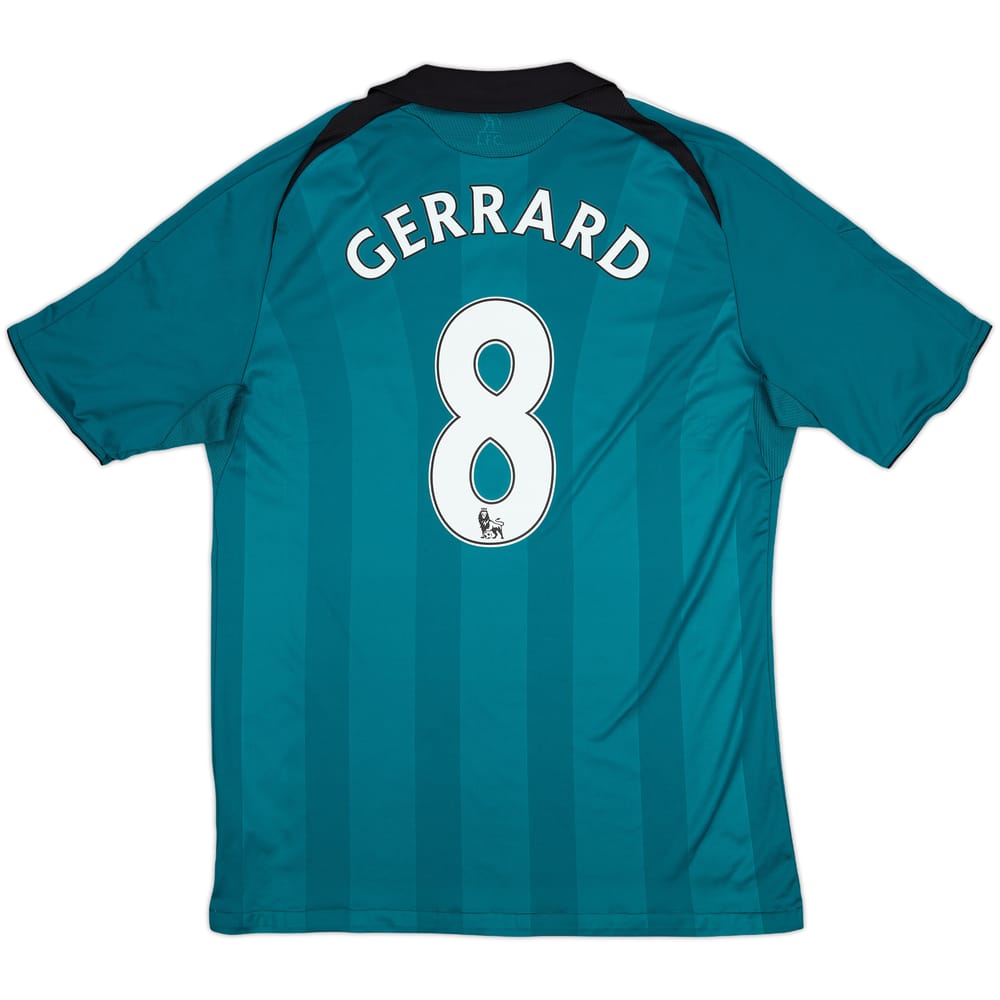 2008-09 Liverpool Third Shirt Gerrard #8 - 7/10 - (L)