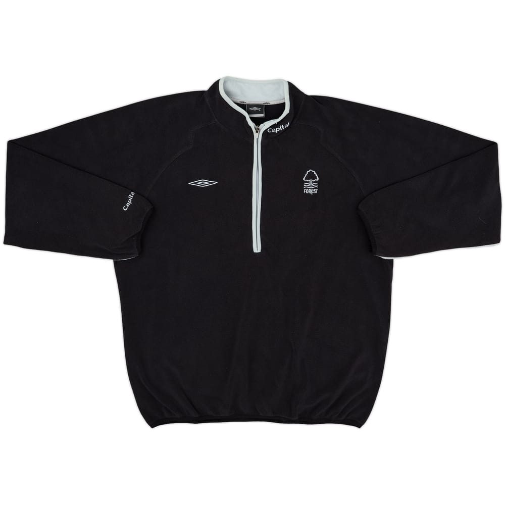 2006-07 Nottingham Forest Umbro 1/2 Zip Fleece Jacket - 9/10 - (XL)