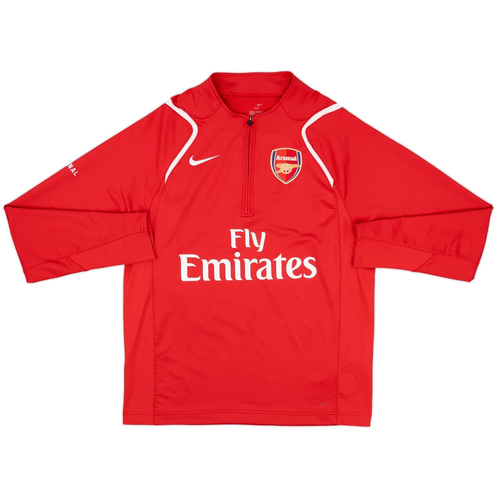 2006-07 Arsenal Nike 1/4 Zip Training Top - 8/10 - (M)