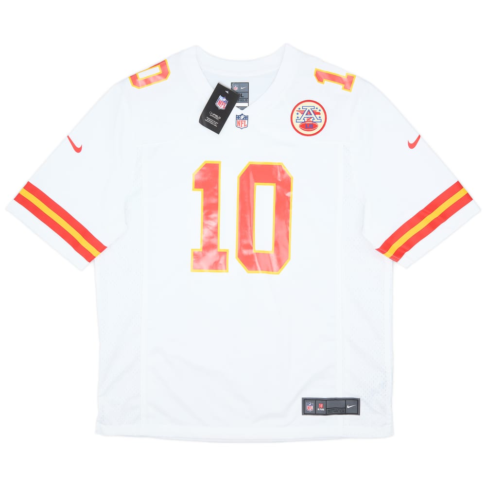 2016-21 Kansas City Chiefs Hill #10 Nike Game Away Jersey (XL)