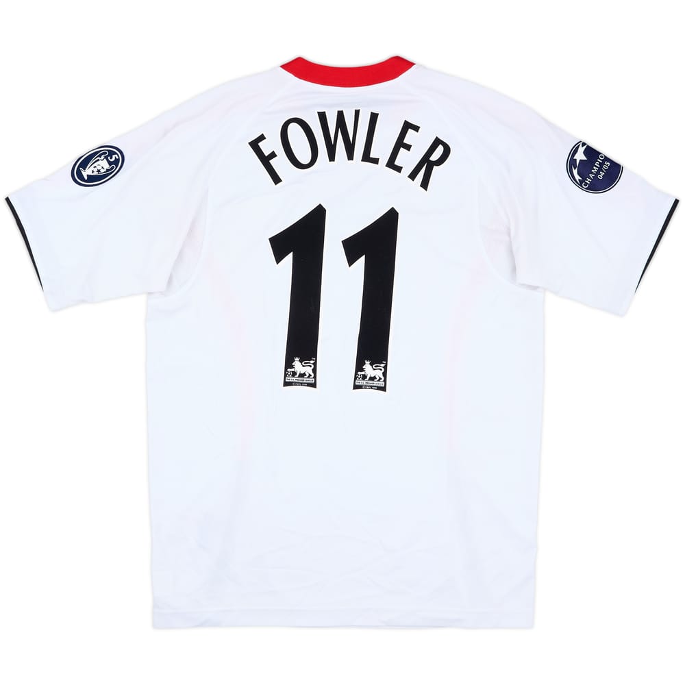 2005-06 Liverpool Away Shirt Fowler #11 - 9/10 - (M)