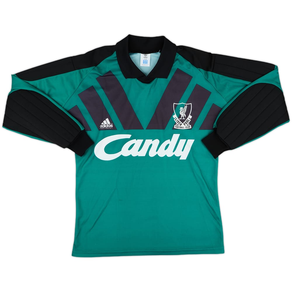 1991-92 Liverpool GK Shirt - 8/10 - (S)