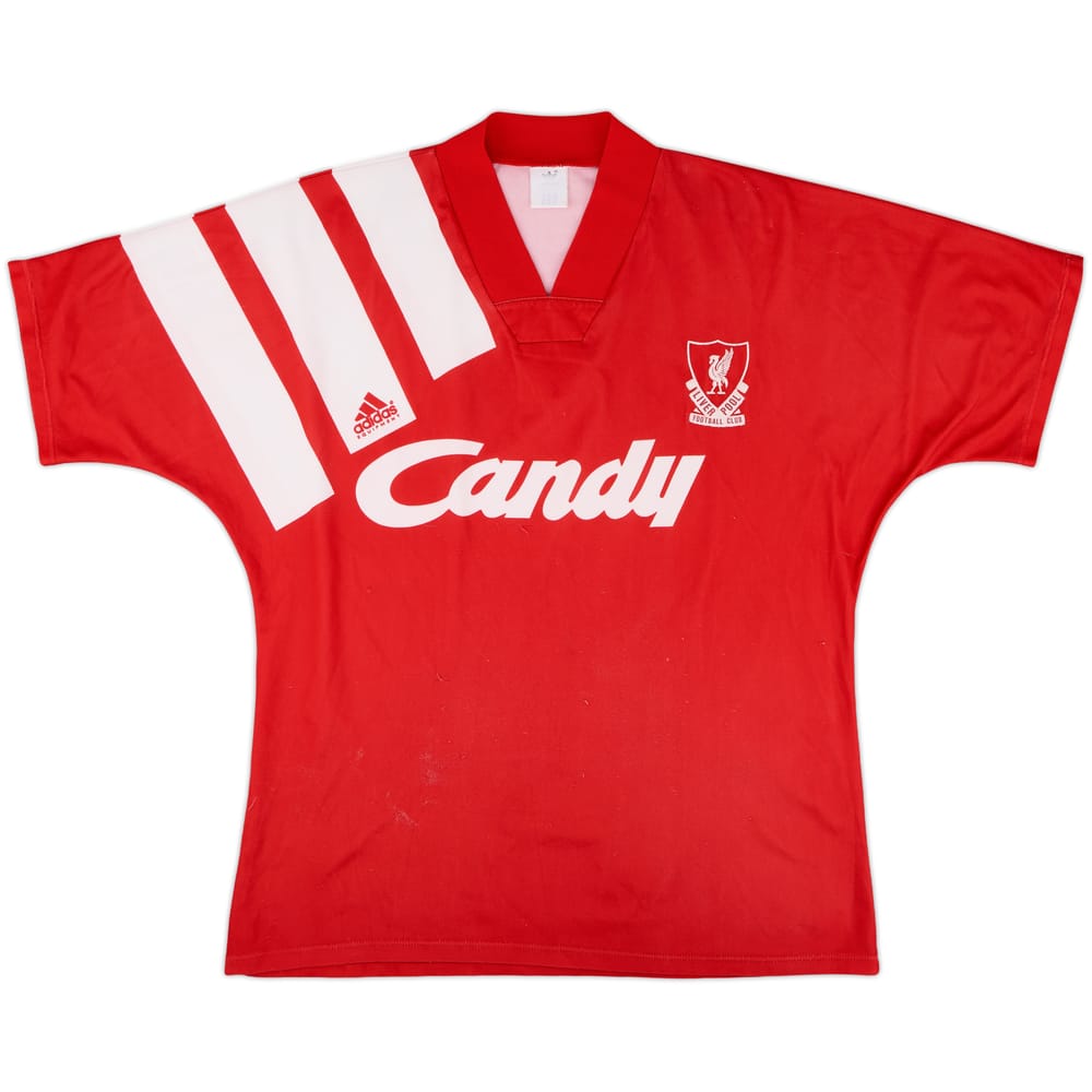 1991-92 Liverpool Home Shirt - 7/10 - (L)