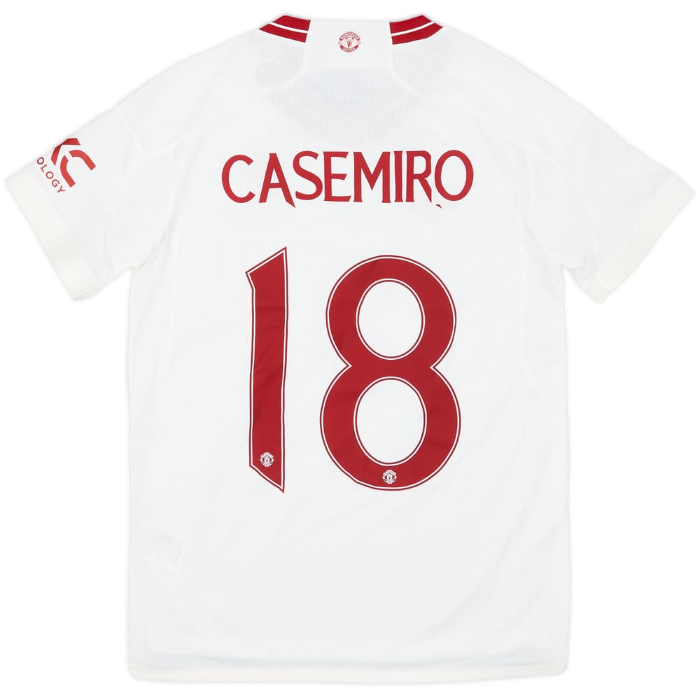 2023-24 Manchester United Third Shirt Casemiro #18 (Women's S)