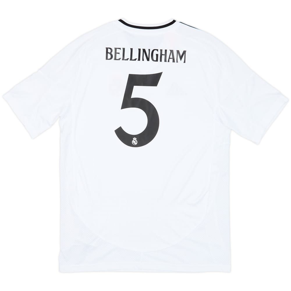 2024-25 Real Madrid Home Shirt Bellingham #5 (XL.Boys)
