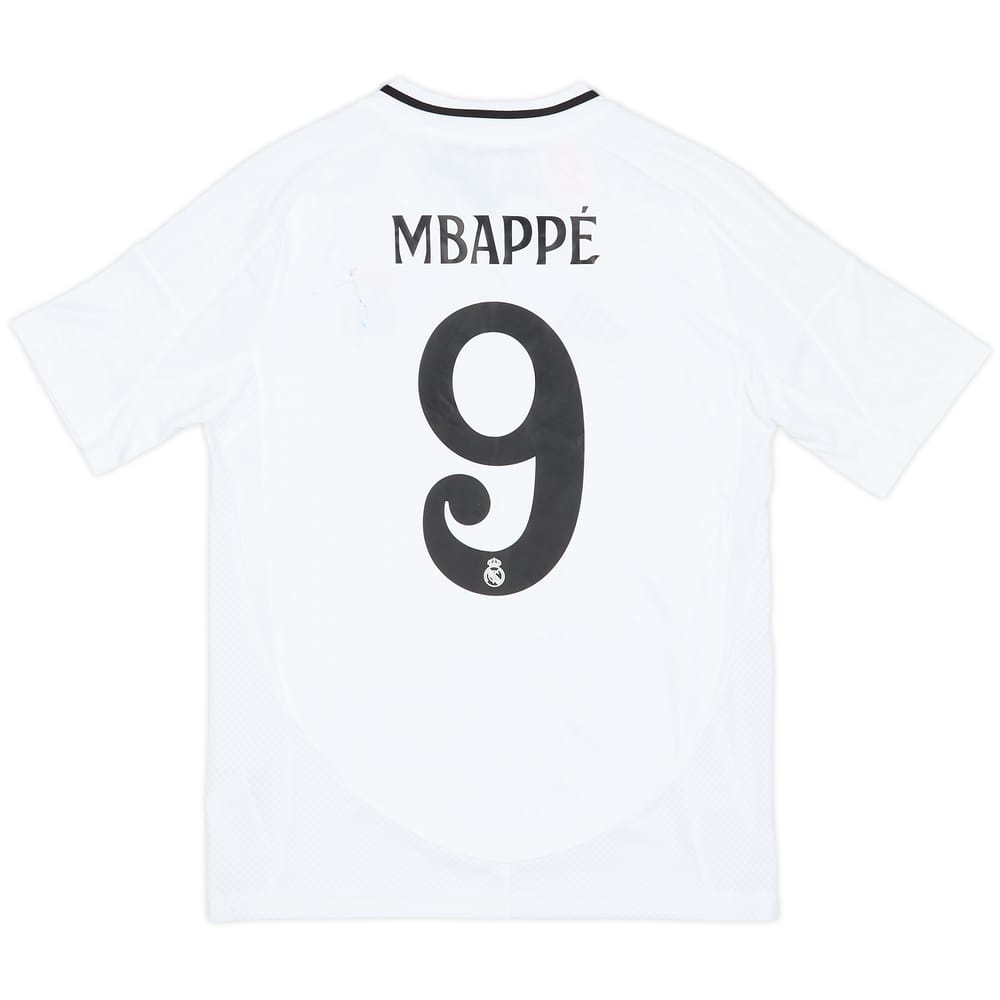 2024-25 Real Madrid Home Shirt Mbappe #9 (M.Boys)