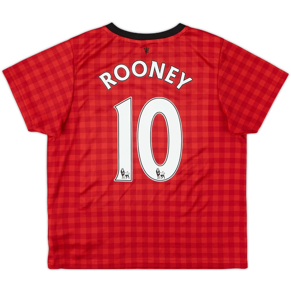 2012-13 Manchester United Home Shirt Rooney #10 - 6/10 - (6-7 Years)