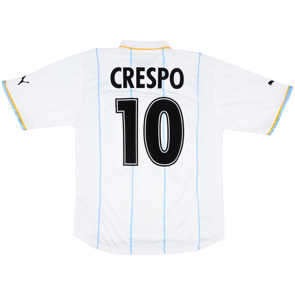 2001-02 Lazio European Home Shirt Crespo #10 - 8/10 - (L)