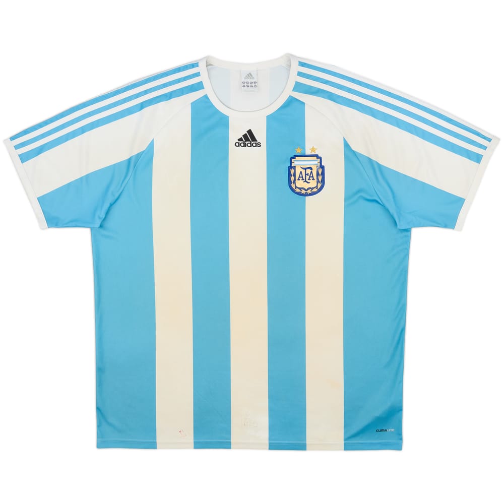 2010-11 Argentina Basic Home Shirt - 4/10 - (XXL)