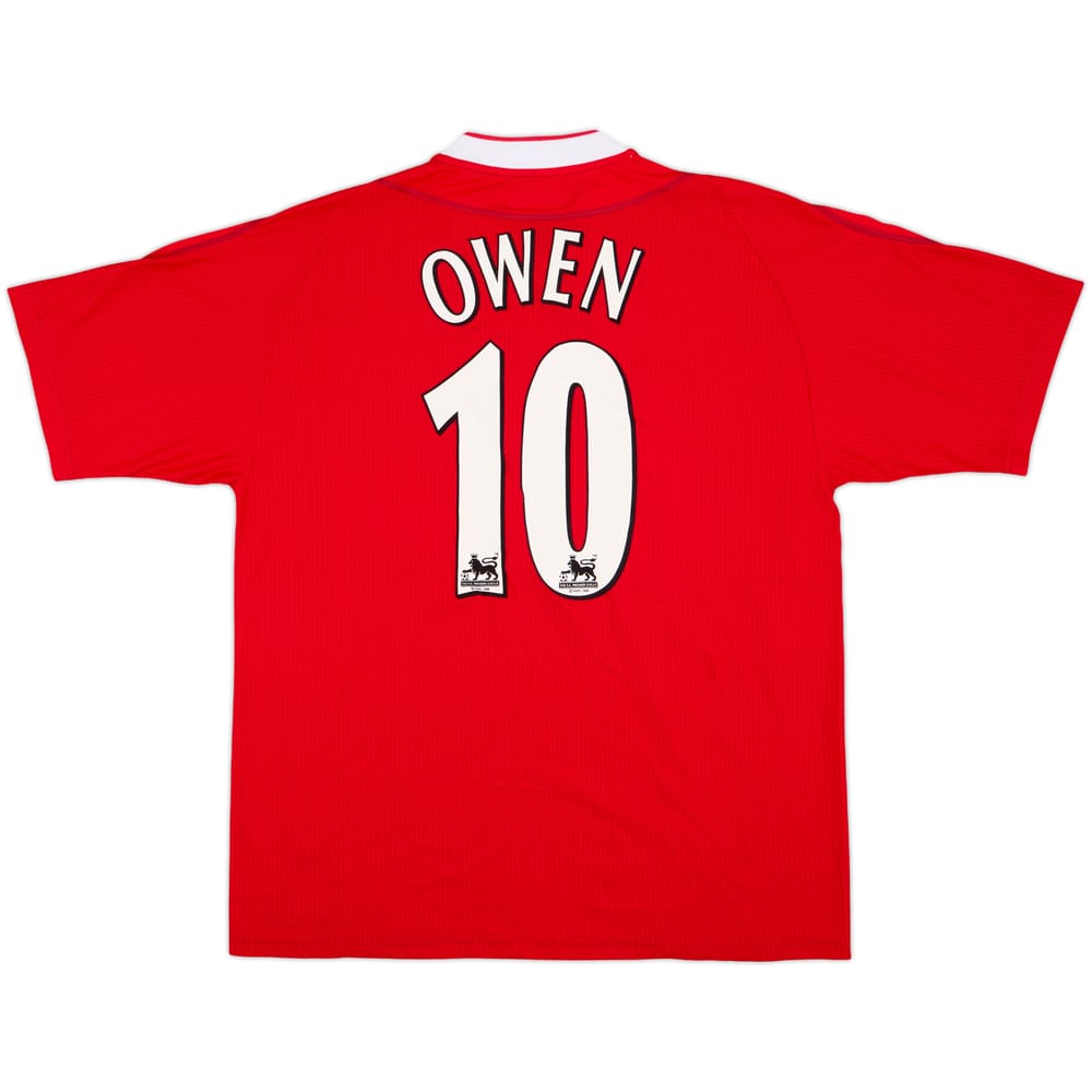 2002-04 Liverpool Home Shirt Owen #10 - 10/10 - (L)