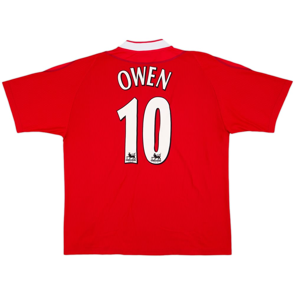2002-04 Liverpool Home Shirt Owen #10 - 7/10 - (XL)