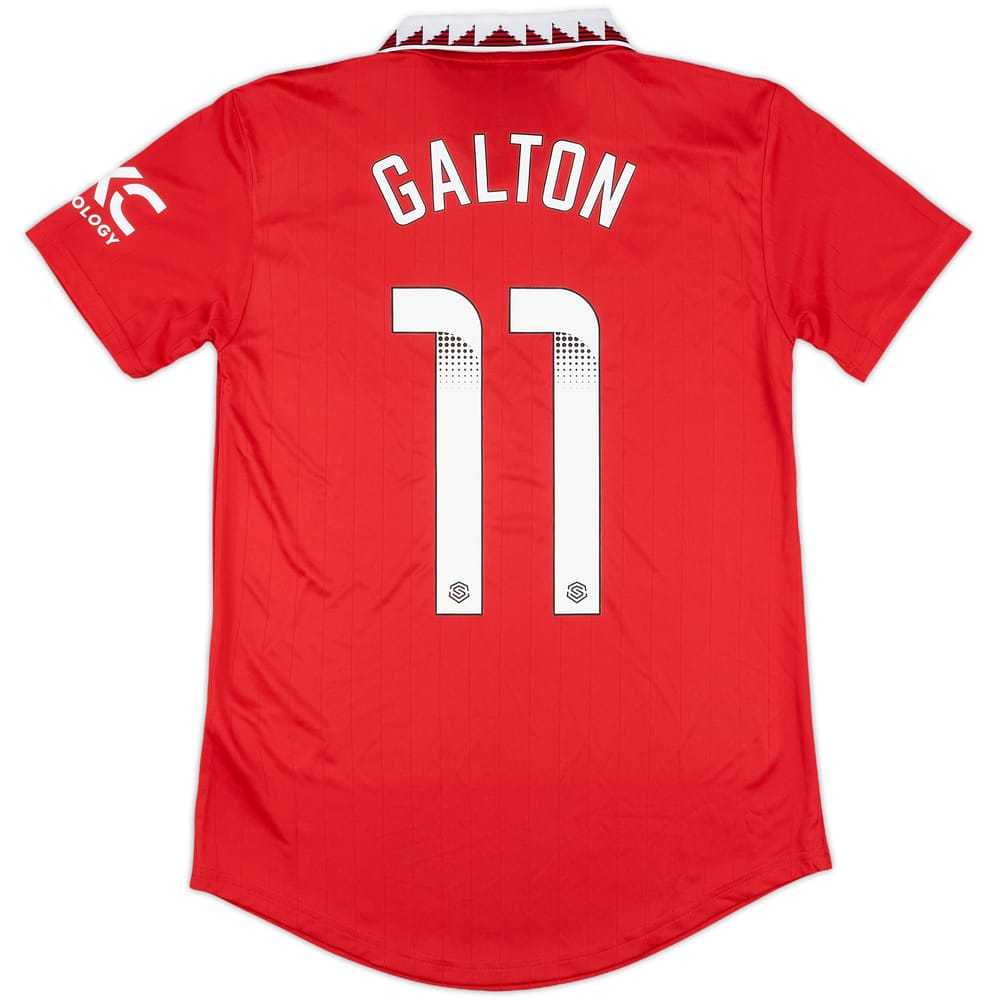 2022-23 Manchester United Home Shirt Galton #11 (Women's XS)