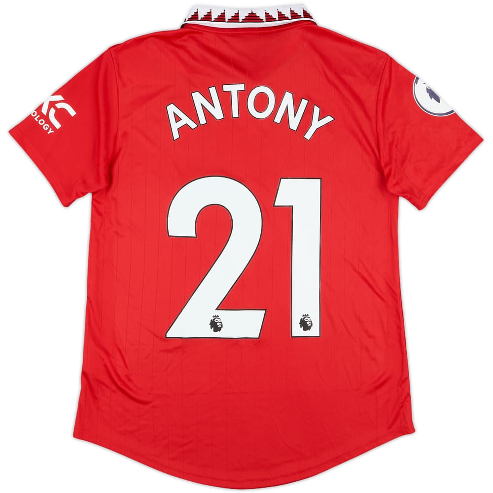 2022-23 Manchester United Home Shirt Antony #21 (Women's S)