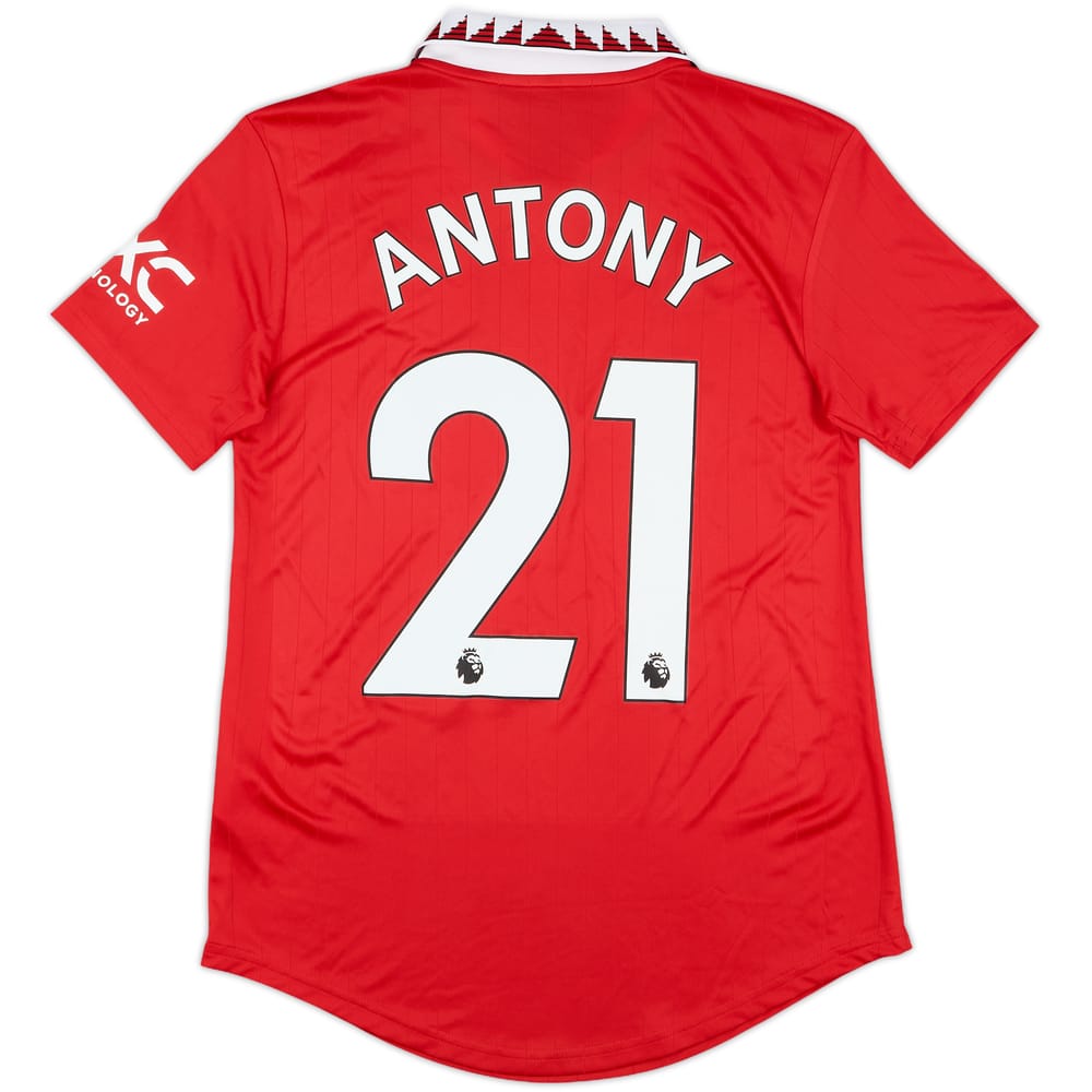 2022-23 Manchester United Home Shirt Antony #21 (Women's S)