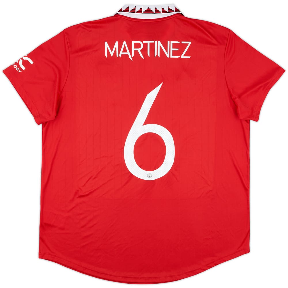 2022-23 Manchester United Home Shirt Martinez #6 (Women's XXL)