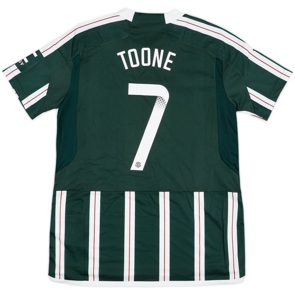 2023-24 Manchester United Away Shirt Toone #7 (Women's M)