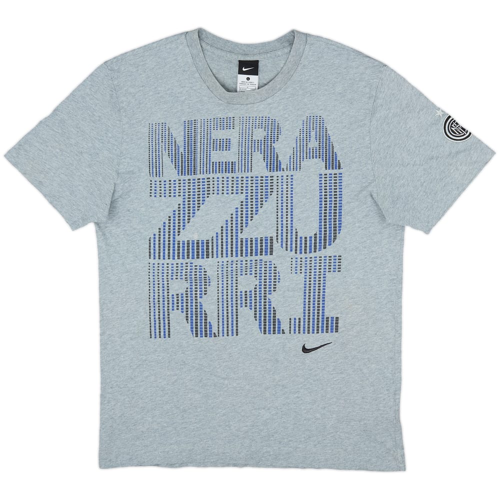 2010-11 Inter Milan Nike Cotton Tee - 5/10 - (L)