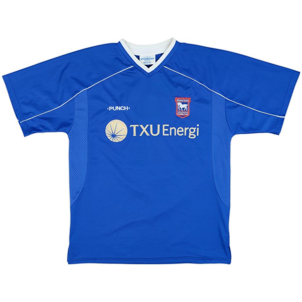 2001-02 Ipswich Home Shirt - 8/10 - (M)