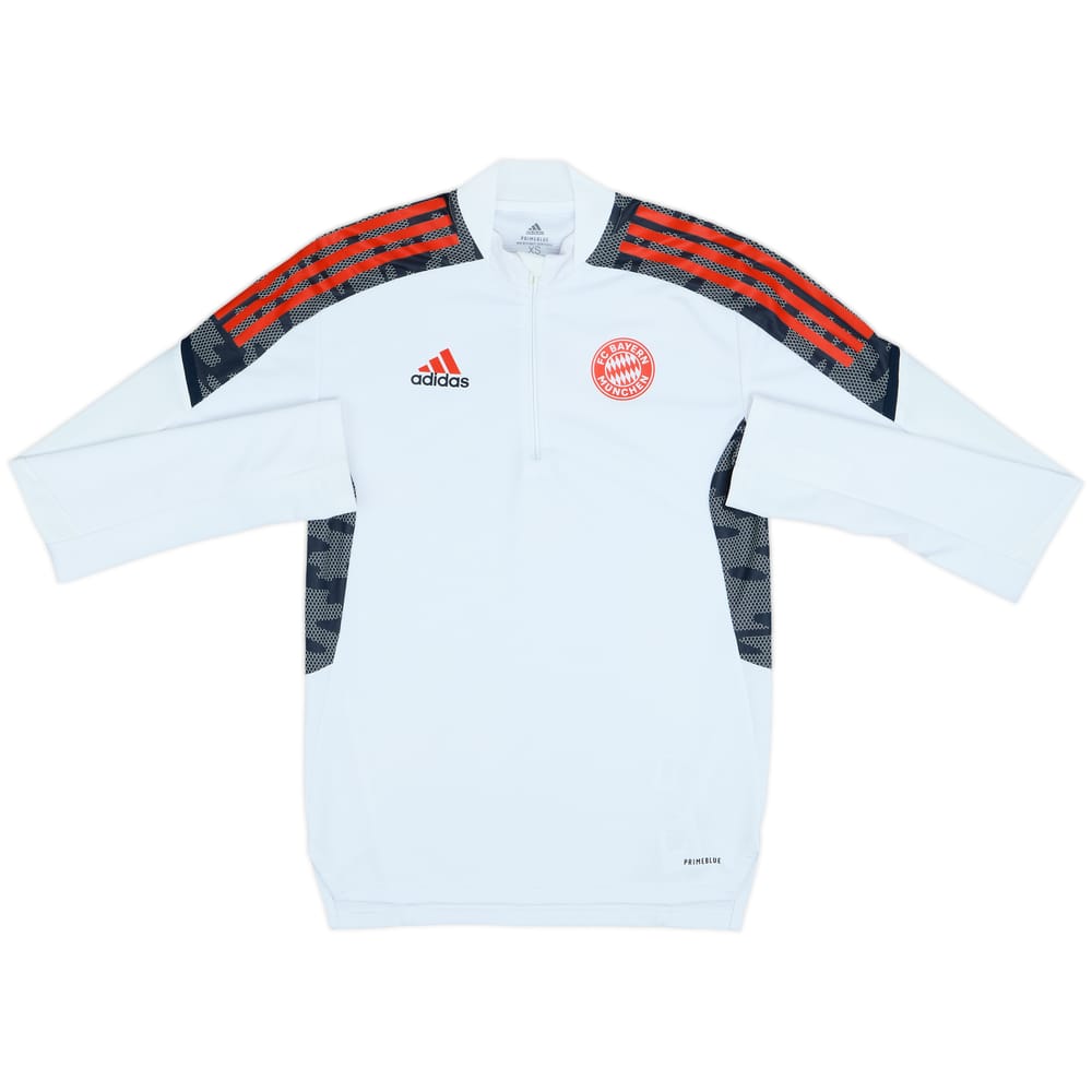 2021-22 Bayern Munich adidas 1/4 Zip Training Top - 8/10 - (XS)