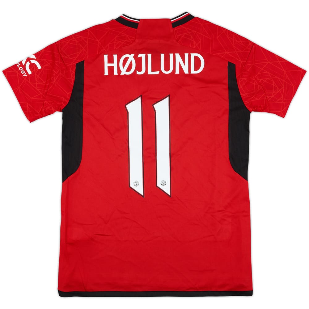 2023-24 Manchester United Home Shirt Hojlund #11 (Women's M)